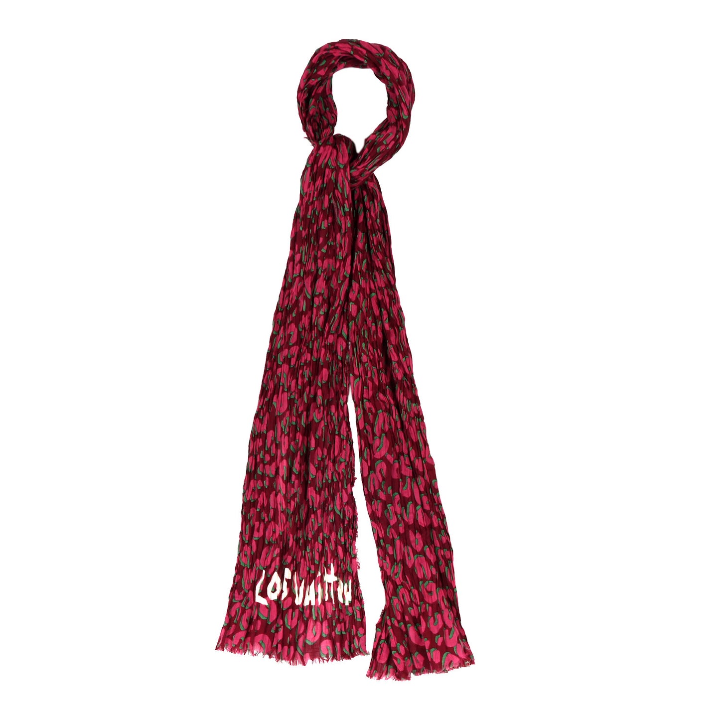Cotton Sprouse Leopard Pareo Rouge Fauviste