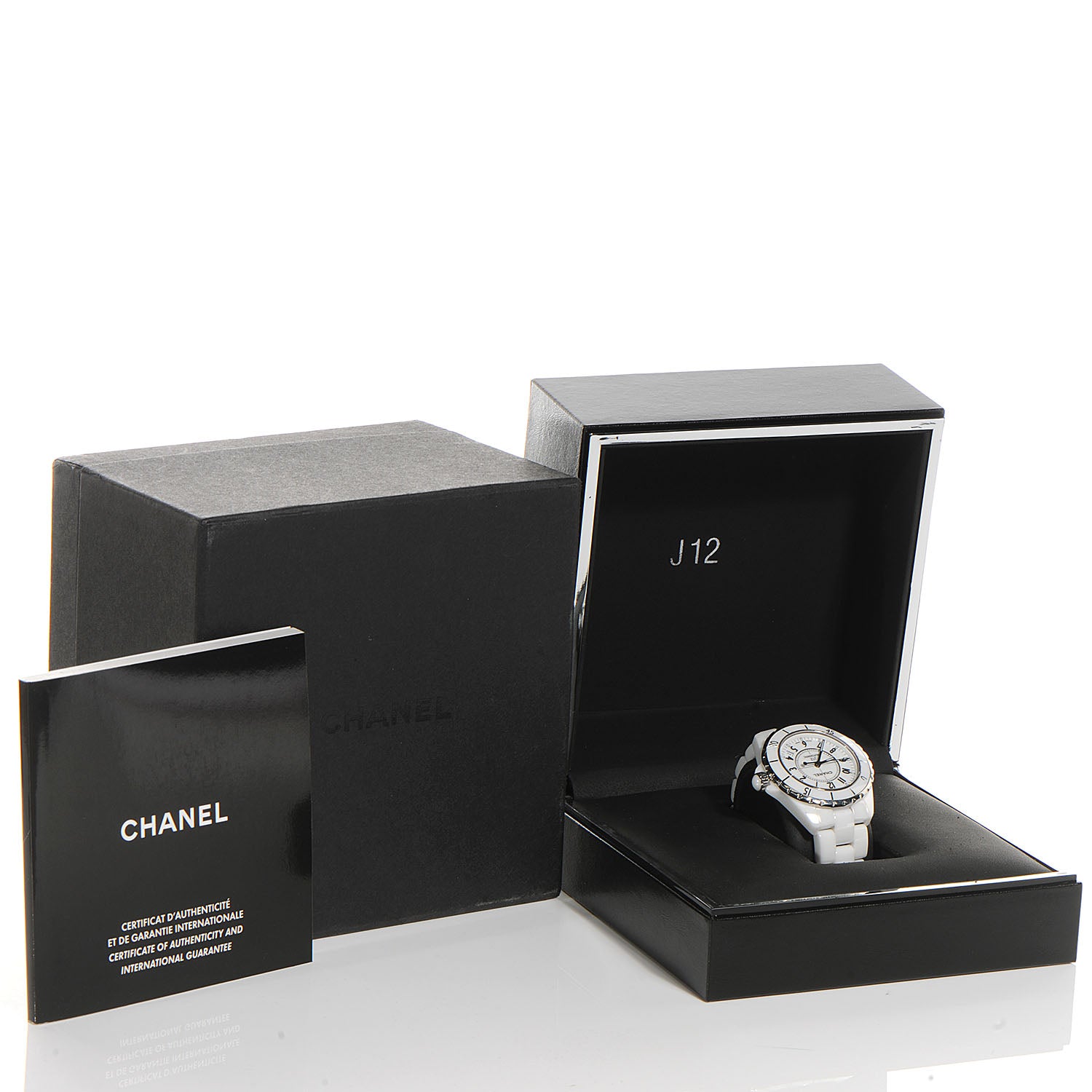 Chanel Stainless Steel Ceramic 38mm J12 Automatic Watch White 5 of 5