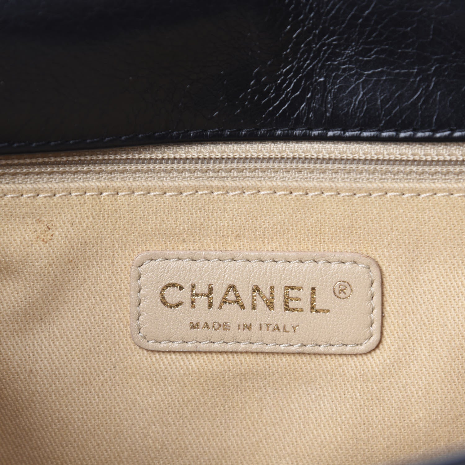 Chanel Glazed Calfskin Quilted Large Boy Flap Black 10 of 12