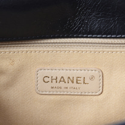 Chanel Glazed Calfskin Quilted Large Boy Flap Black 10 of 12