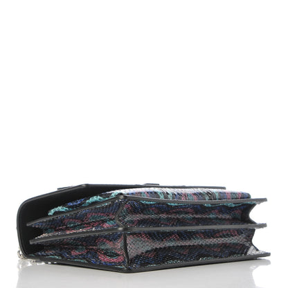 Saint Laurent Snakeskin Medium Monogram Sunset Multicolor 4 of 7
