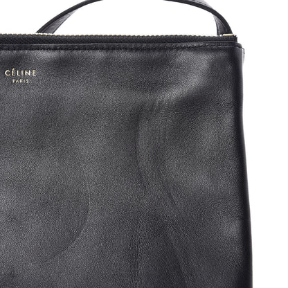 Celine Lambskin Small Trio Crossbody Bag Black 12 of 12