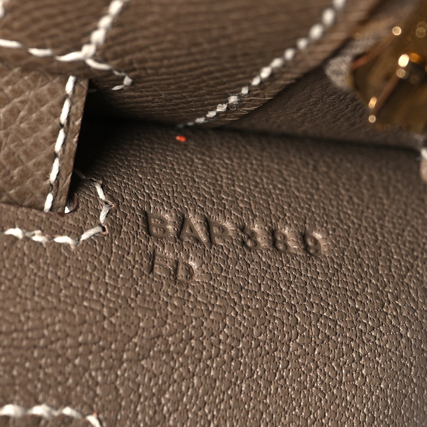 Hermes Epsom Kelly Sellier 25 Etoupe 7 of 13