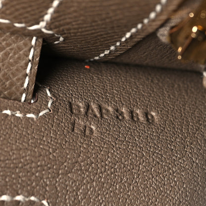 Hermes Epsom Kelly Sellier 25 Etoupe 7 of 13