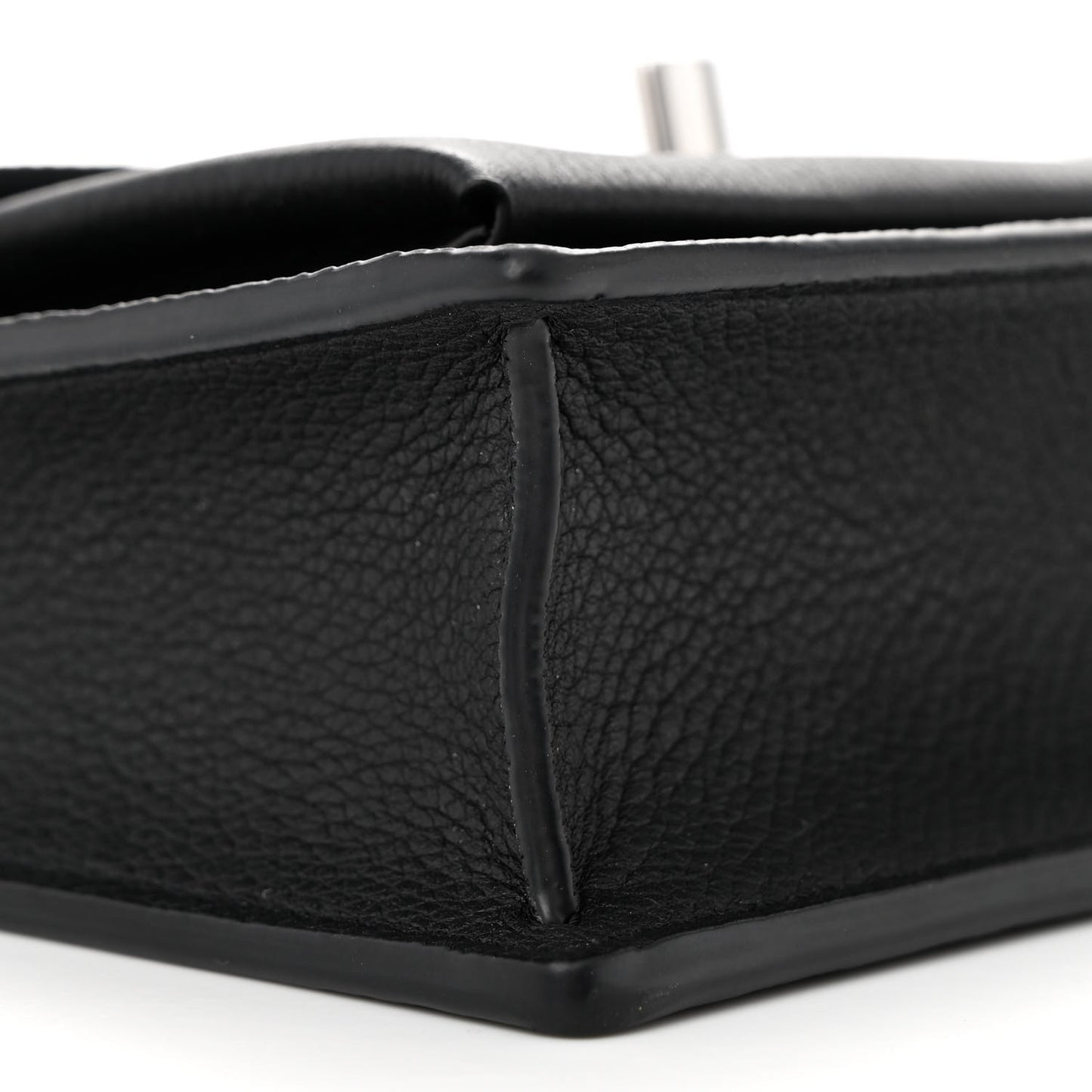 Soft Calfskin My Lockme Chain Pochette Black