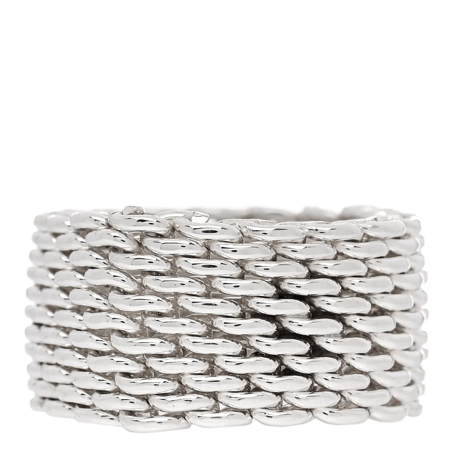 Sterling Silver Somerset Mesh Ring 48 4.5