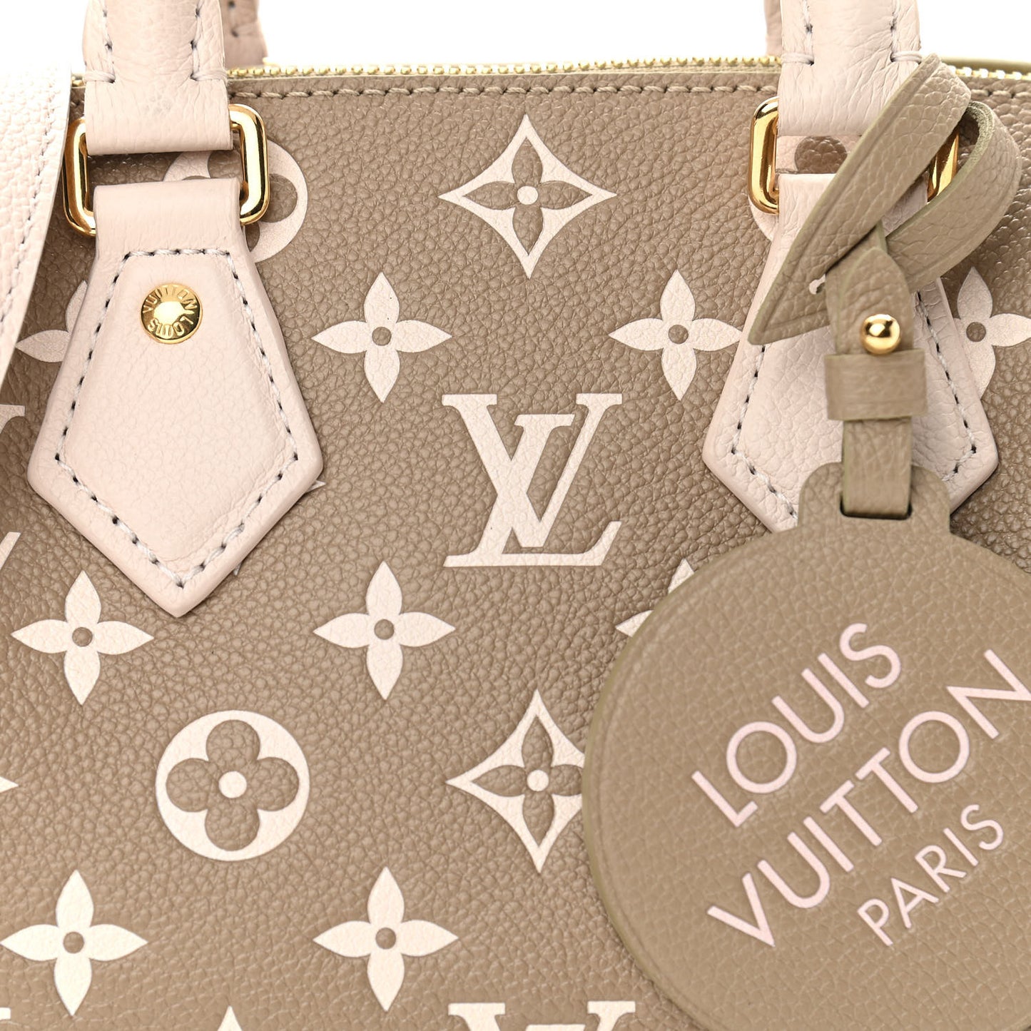 Empreinte Monogram Spring in the City Speedy Bandouliere 20 Kaki Beige Cream