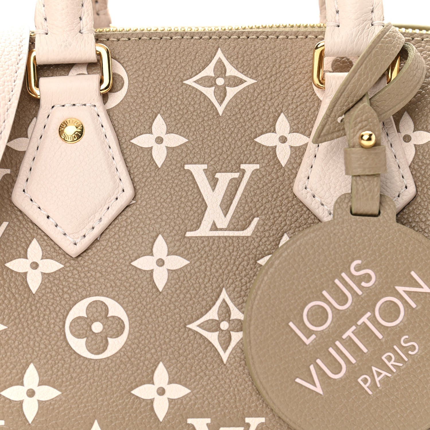Louis Vuitton Empreinte Monogram Spring in the City Speedy Bandouliere 20 Kaki Beige Cream 7 of 12