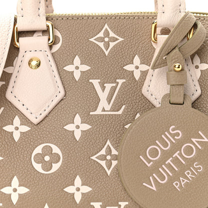 Louis Vuitton Empreinte Monogram Spring in the City Speedy Bandouliere 20 Kaki Beige Cream 7 of 12