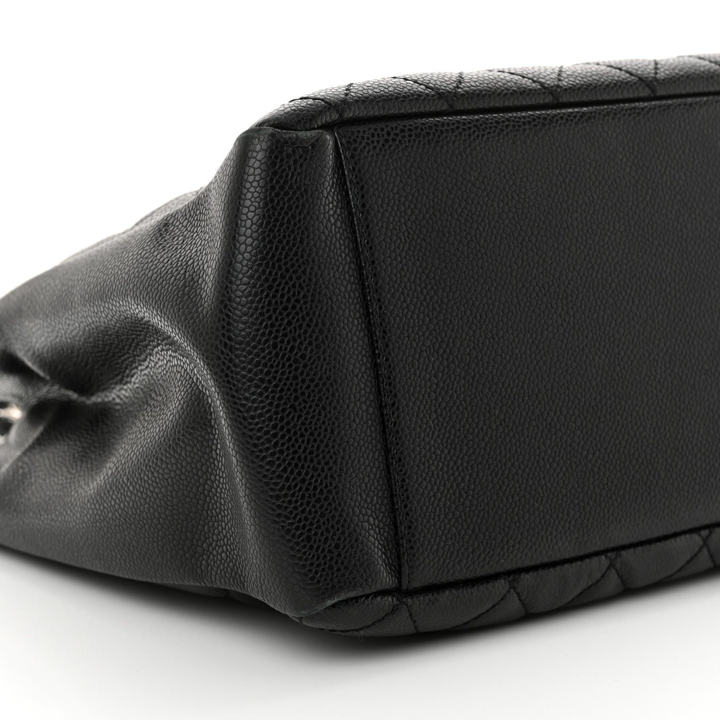 Caviar Quilted Grand Shopping Tote GST Black