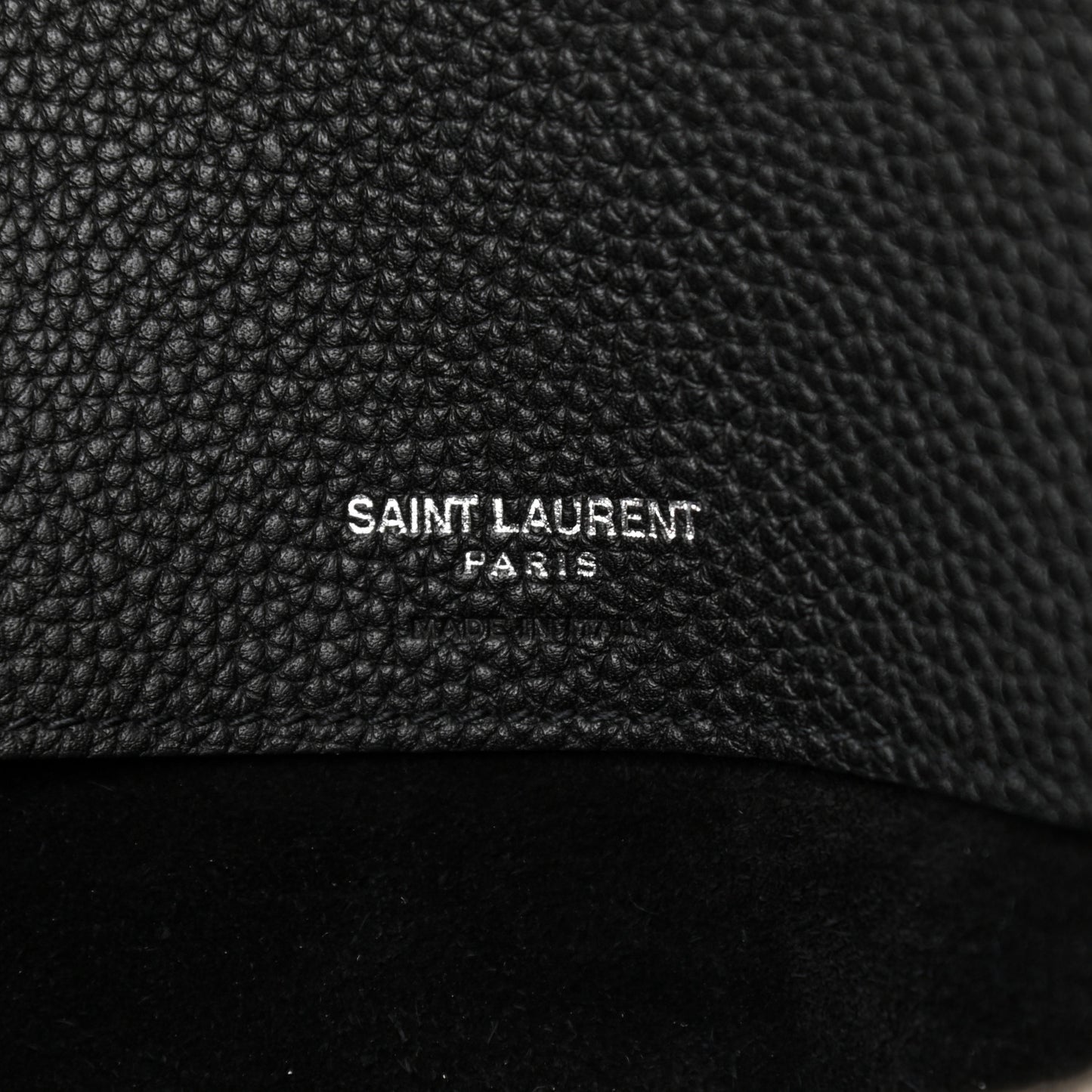Grained Calfskin Large Souple Sac De Jour Black
