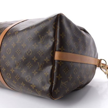 Louis Vuitton Monogram Keepall Bandouliere 55 9 of 10