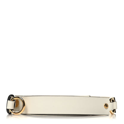 Versace X FENDI Calfskin Fendace Logo Belt 100 40 White 2 of 4