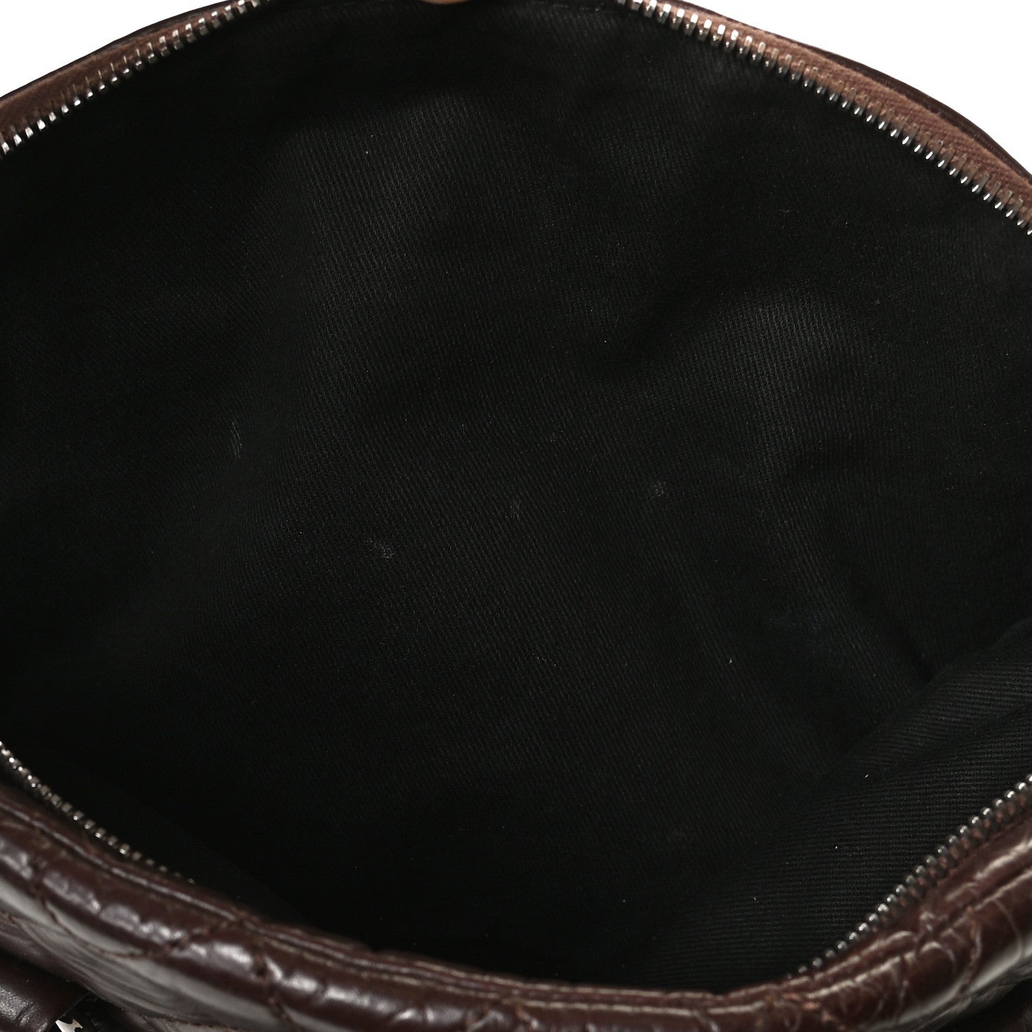 Chanel Distressed Lambskin Vintage Ligne Lady Braid Tote Brown 10 of 11