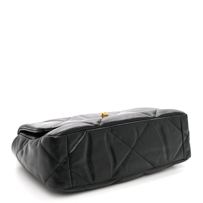 Chanel Goatskin Quilted Medium Chanel 19 Flap Black 4 of 10