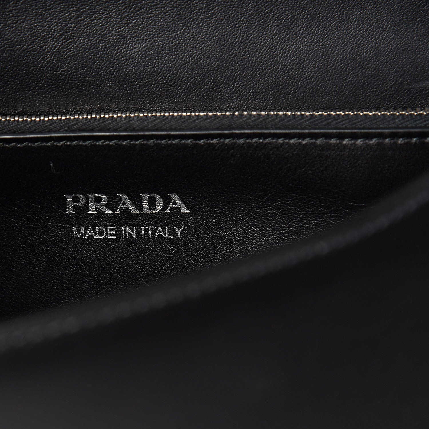 Prada Saffiano City Calfskin Studded Large Elektra Shoulder Bag Black Fuoco 5 of 9