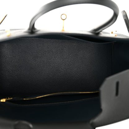 Hermes Togo Birkin 30 Bleu Ocean 5 of 12