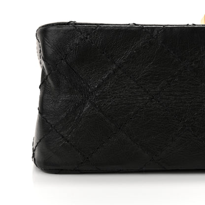 Chanel Aged Calfskin Quilted 2.55 Reissue Mini Flap Black 11 of 12