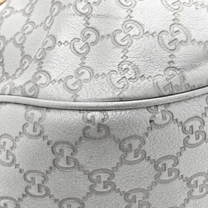 Gucci Metallic Guccissima Medium Sukey Hobo Silver 15 of 19