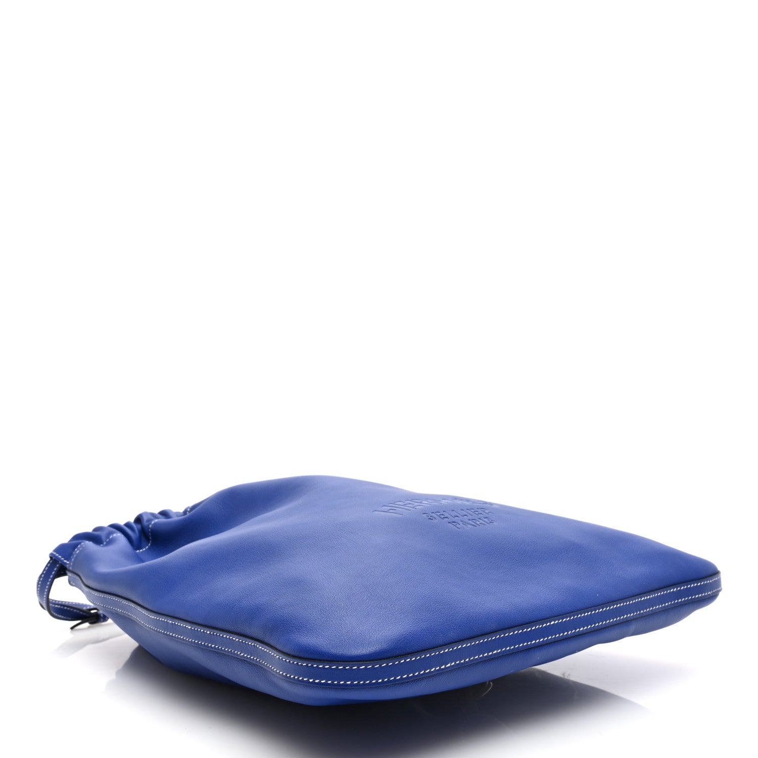 Hermes Cheri Calfskin Bridado Backpack Bleu Electrique 4 of 9