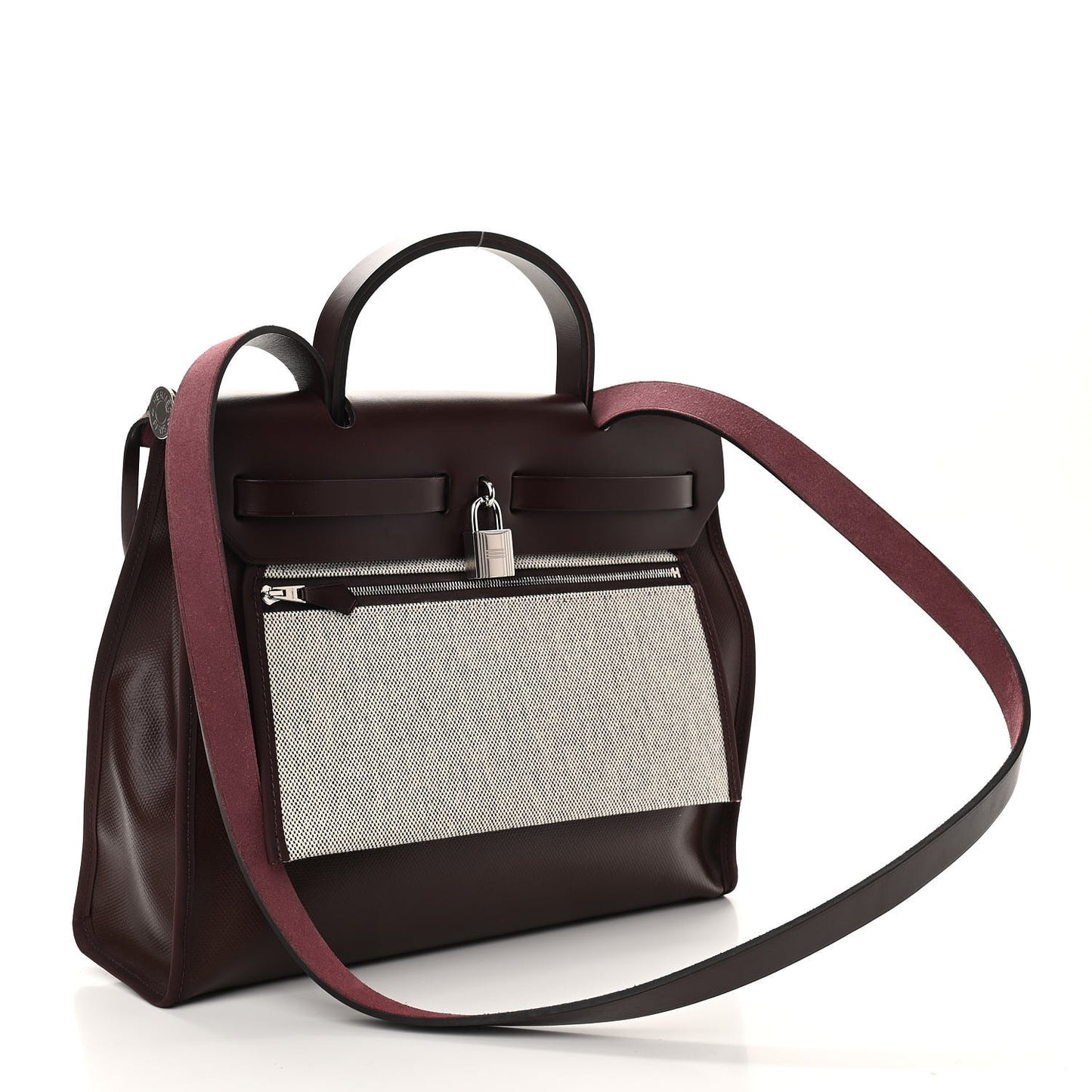 Toile H Berline Vache Hunter Herbag Zip 31 PM Rouge Sellier