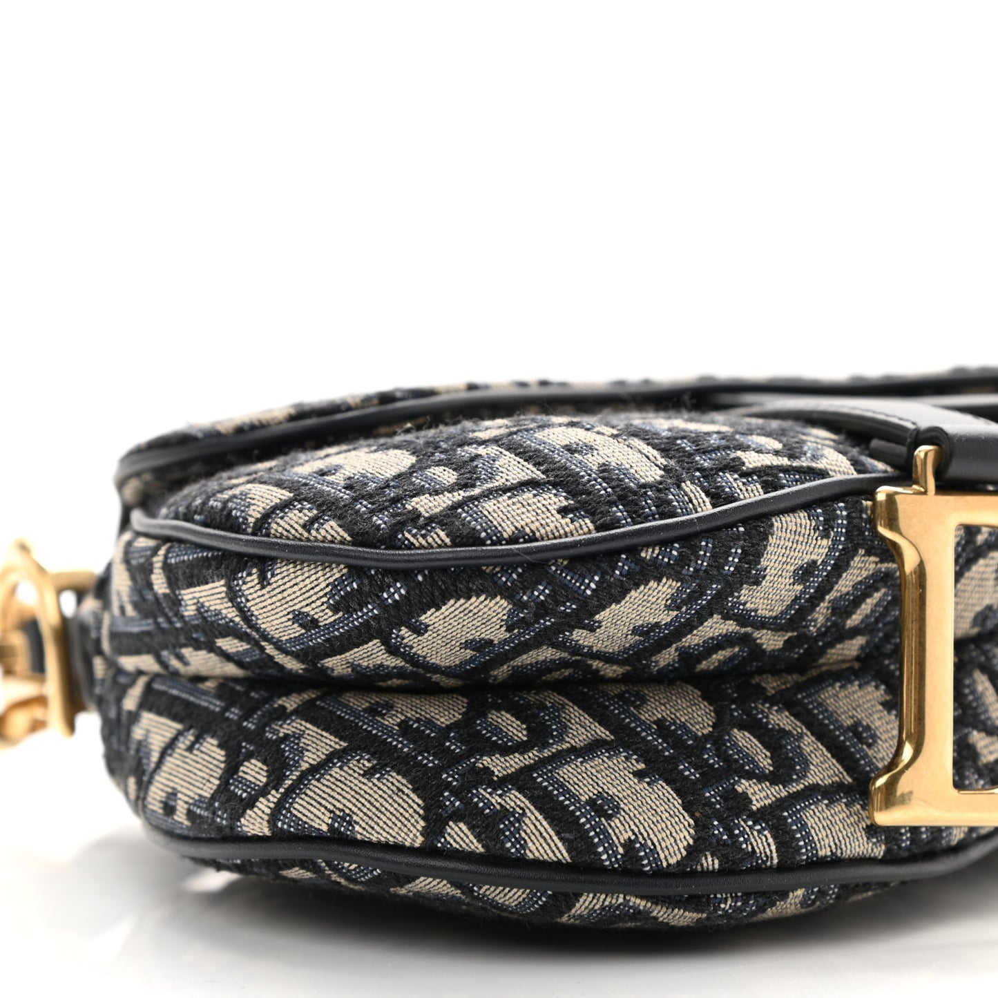 Oblique Mini Saddle Bag Blue