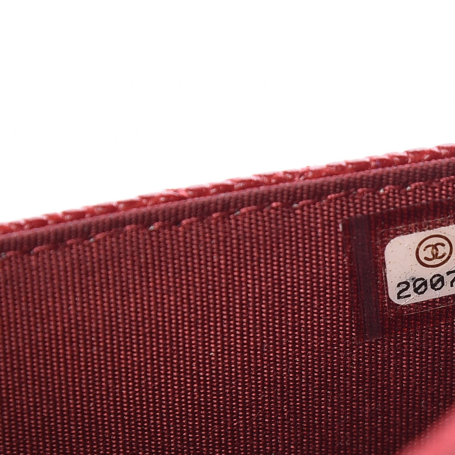 Caviar Quilted Boy Wallet On Chain WOC Red