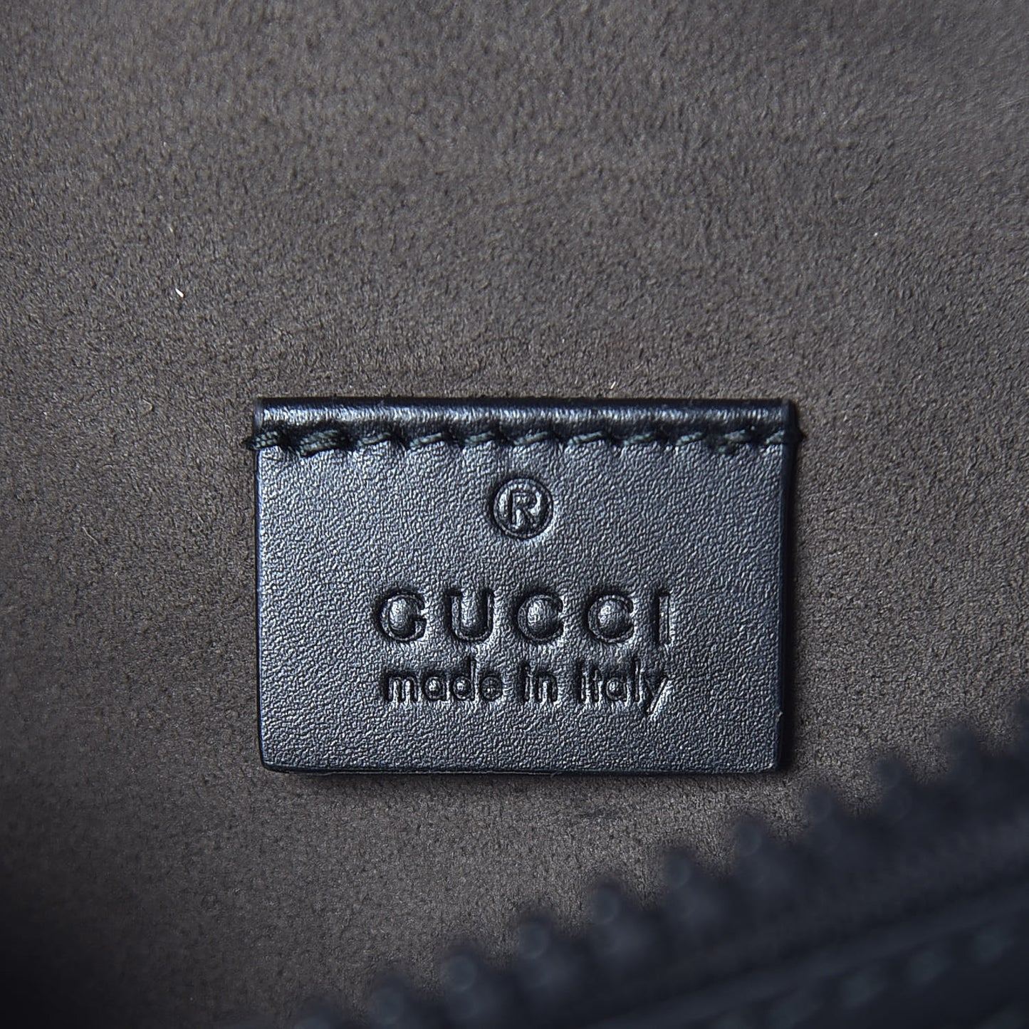 GG Supreme Monogram Belt Bag Black