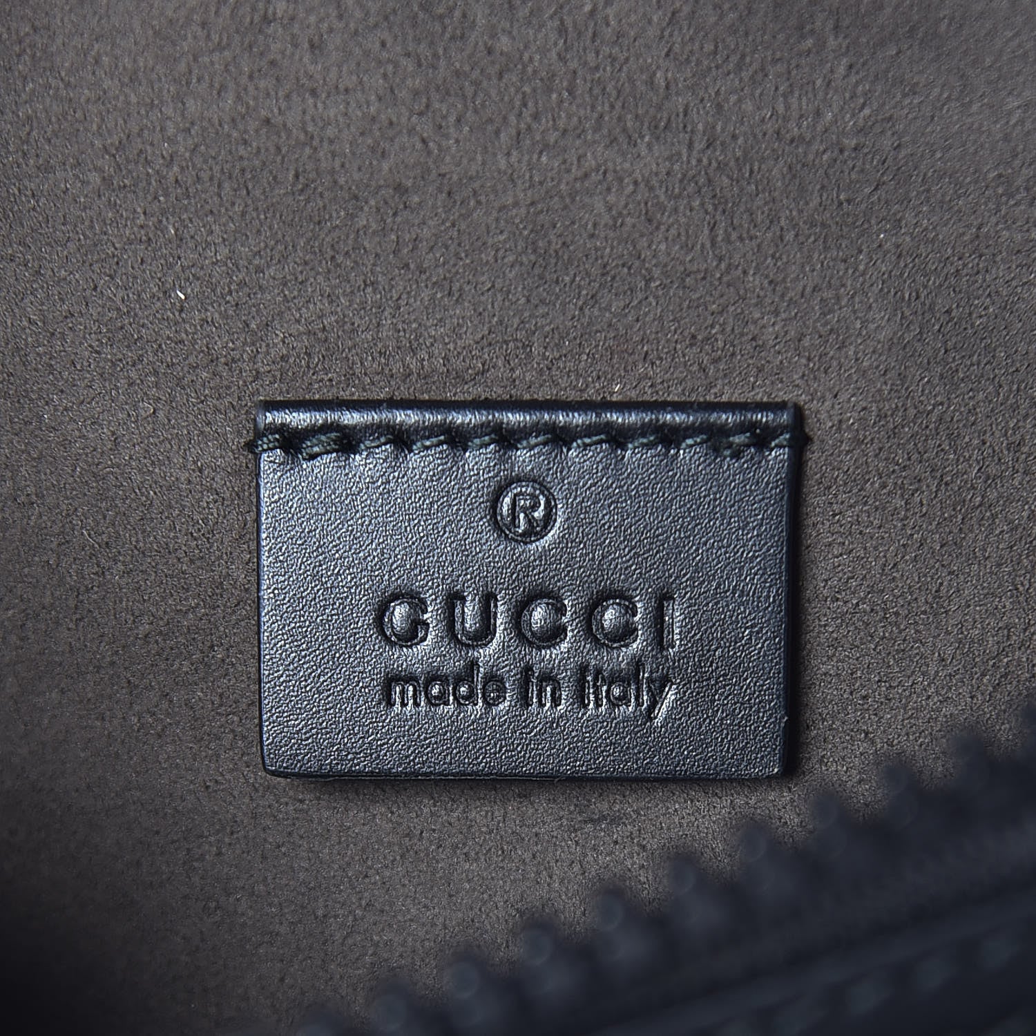 Gucci GG Supreme Monogram Belt Bag Black 6 of 11