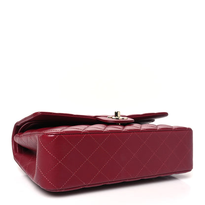 Chanel Lambskin Quilted Medium Double Flap Burgundy 4 of 11