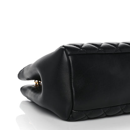 Versace Nappa Quilted Medusa Chain Shoulder Bag Black 9 of 11