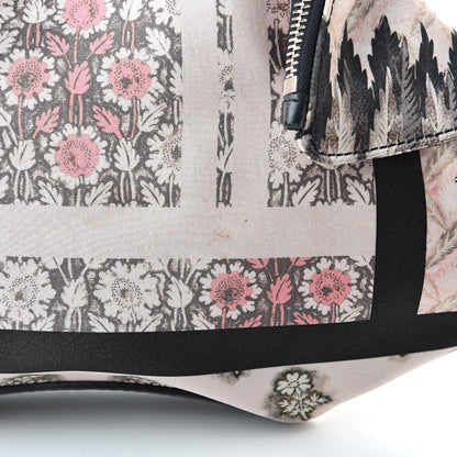 Alexander McQueen Silk Floral Print De Manta Clutch Blush 9 of 11