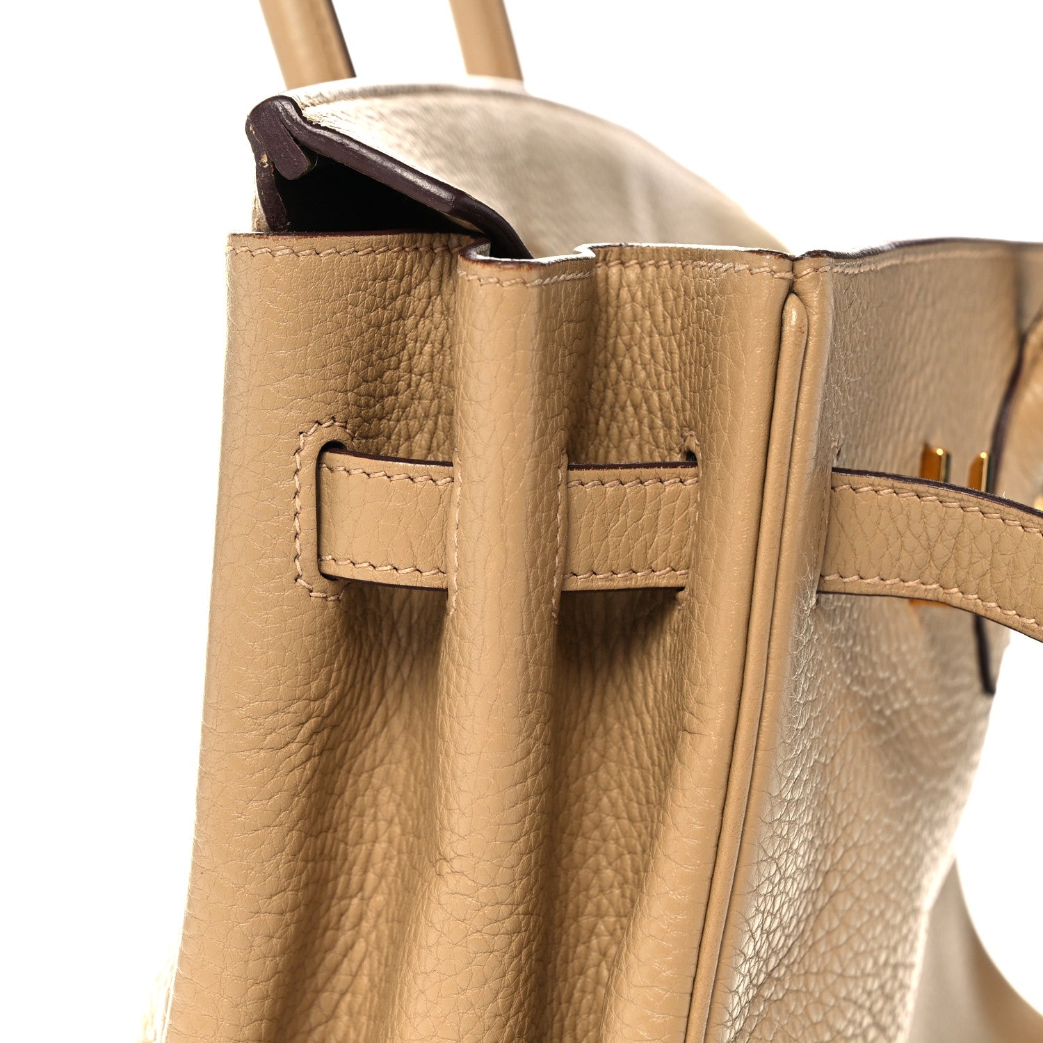 Hermes Taurillon Clemence Birkin 35 Tabac Camel 14 of 40