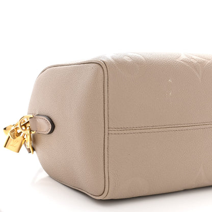 Louis Vuitton Empreinte Monogram Giant Speedy Bandouliere 25 Tourterelle 8 of 11