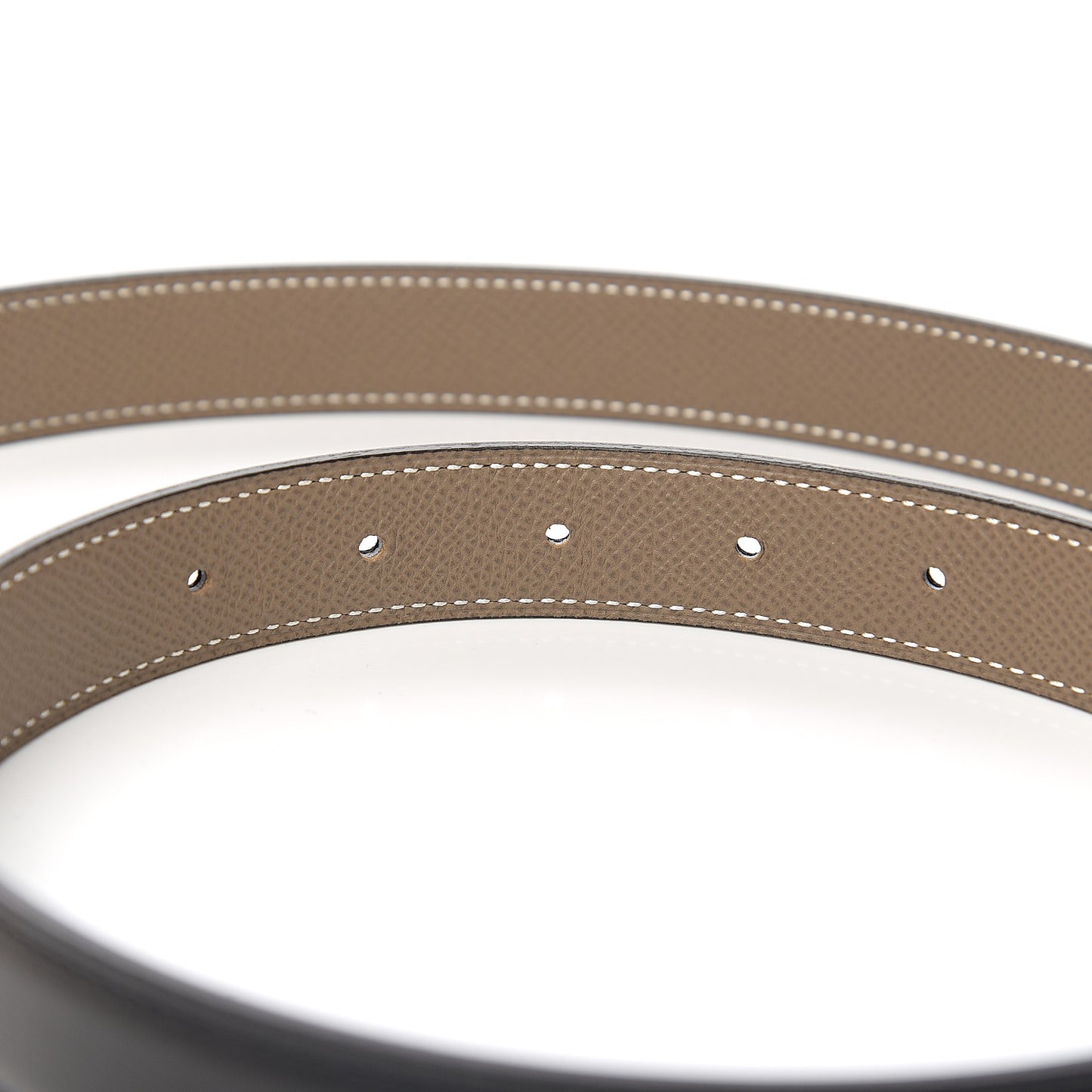 Epsom Swift 24mm Collier De Chien CDC Belt 85 Etoupe Black