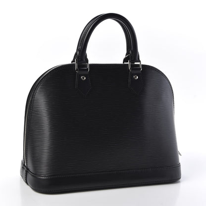 Louis Vuitton Epi Alma PM Black 2 of 8
