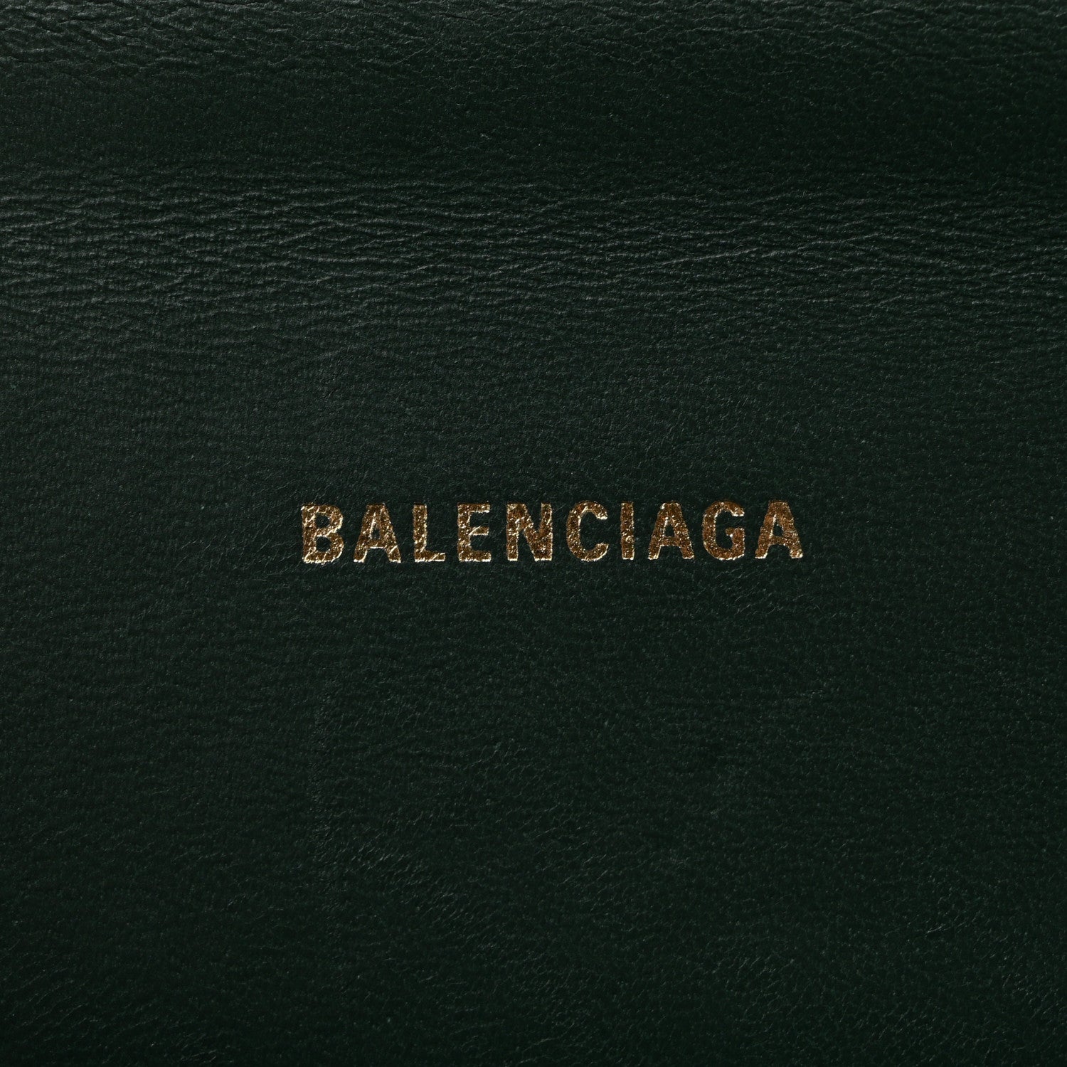 Balenciaga Shiny Calfskin Crocodile Embossed Hourglass Top Handle Bag XS Forest Green 6 of 9