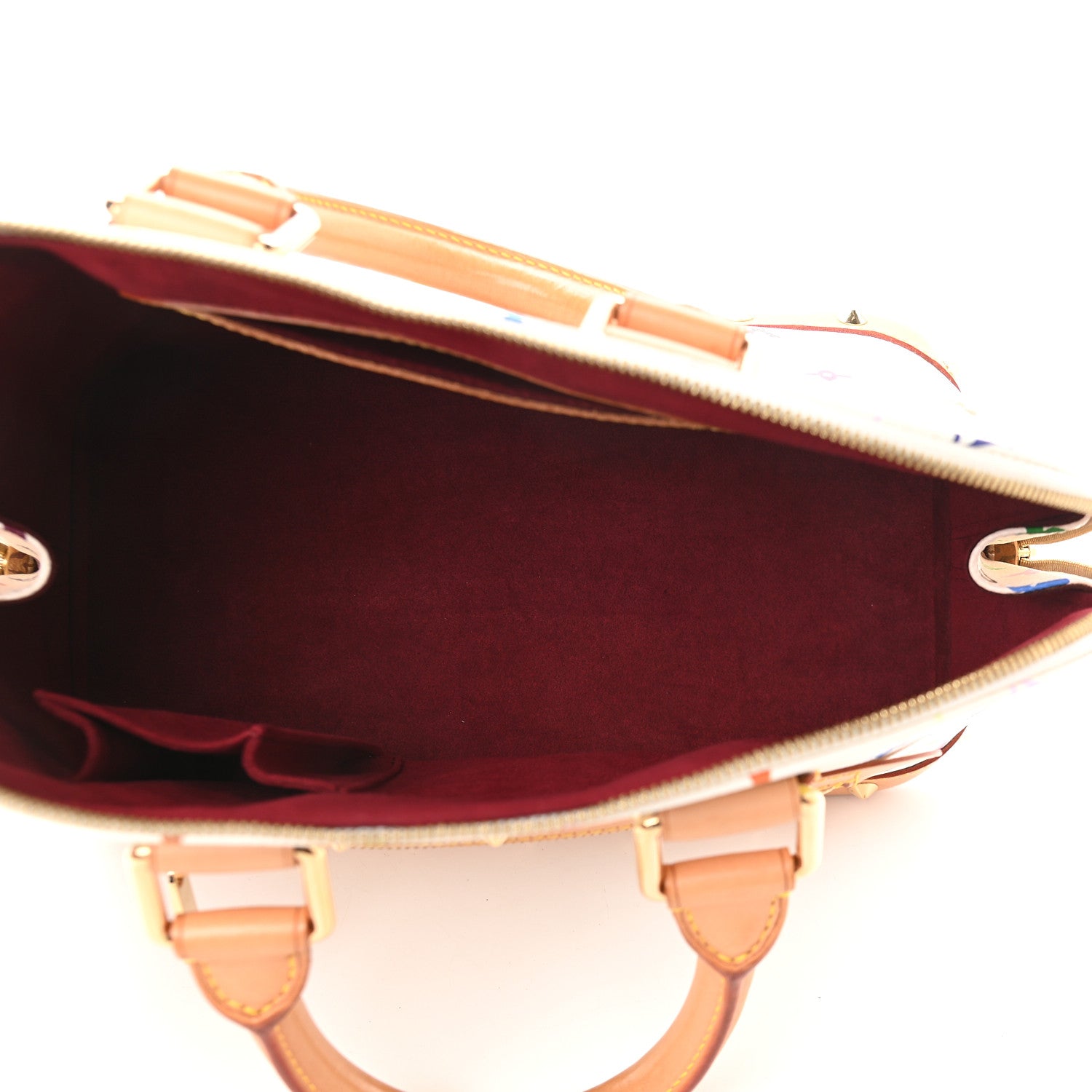 Louis Vuitton Monogram Multicolor Alma White 6 of 10