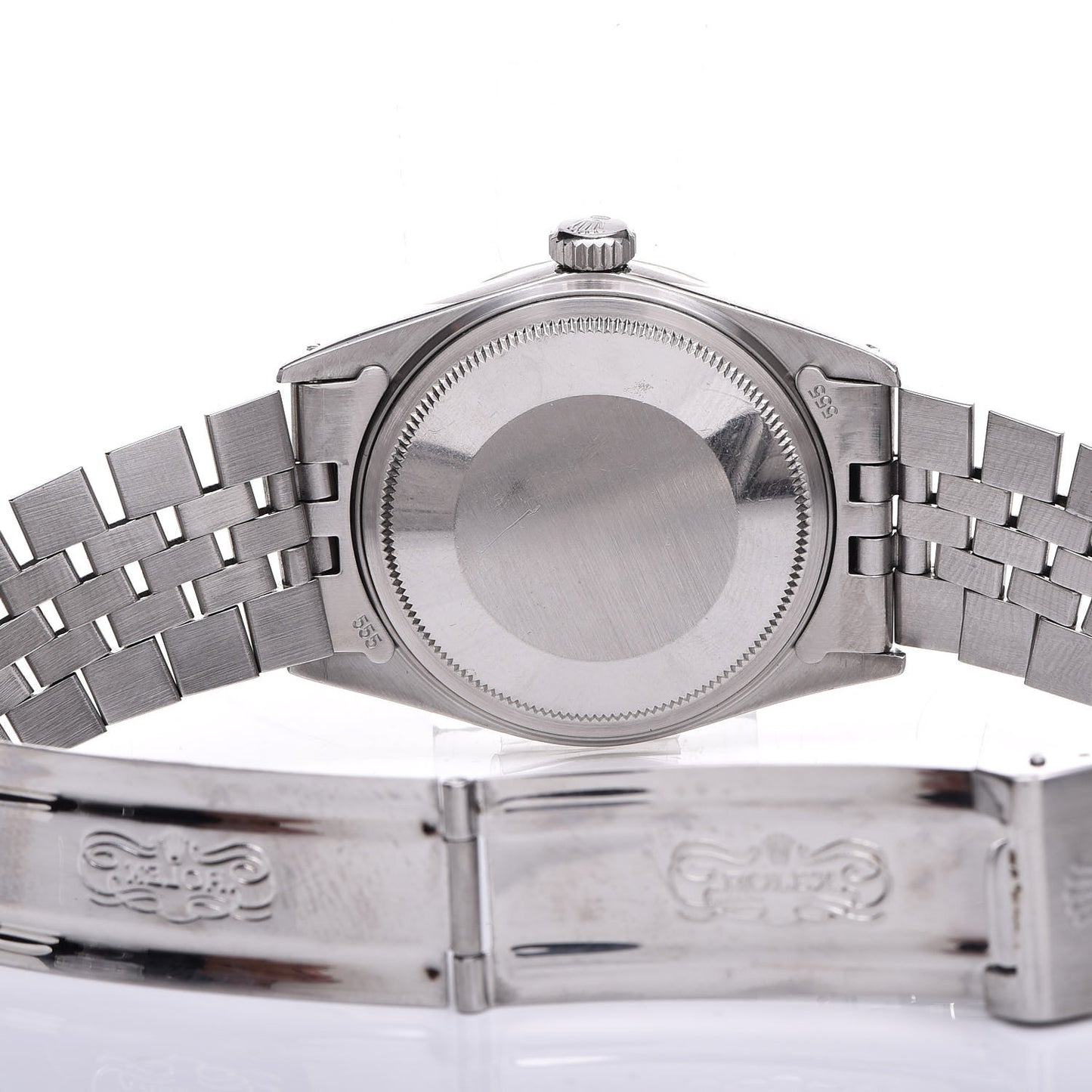 Stainless Steel 18K White Gold 36mm Oyster Perpetual Datejust Watch Silver 16234