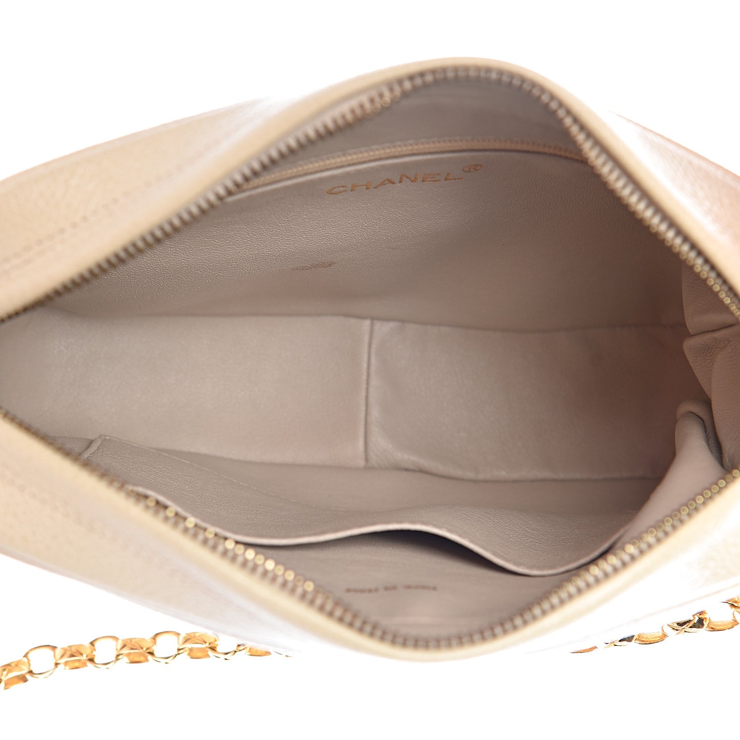 Caviar CC Camera Case Beige