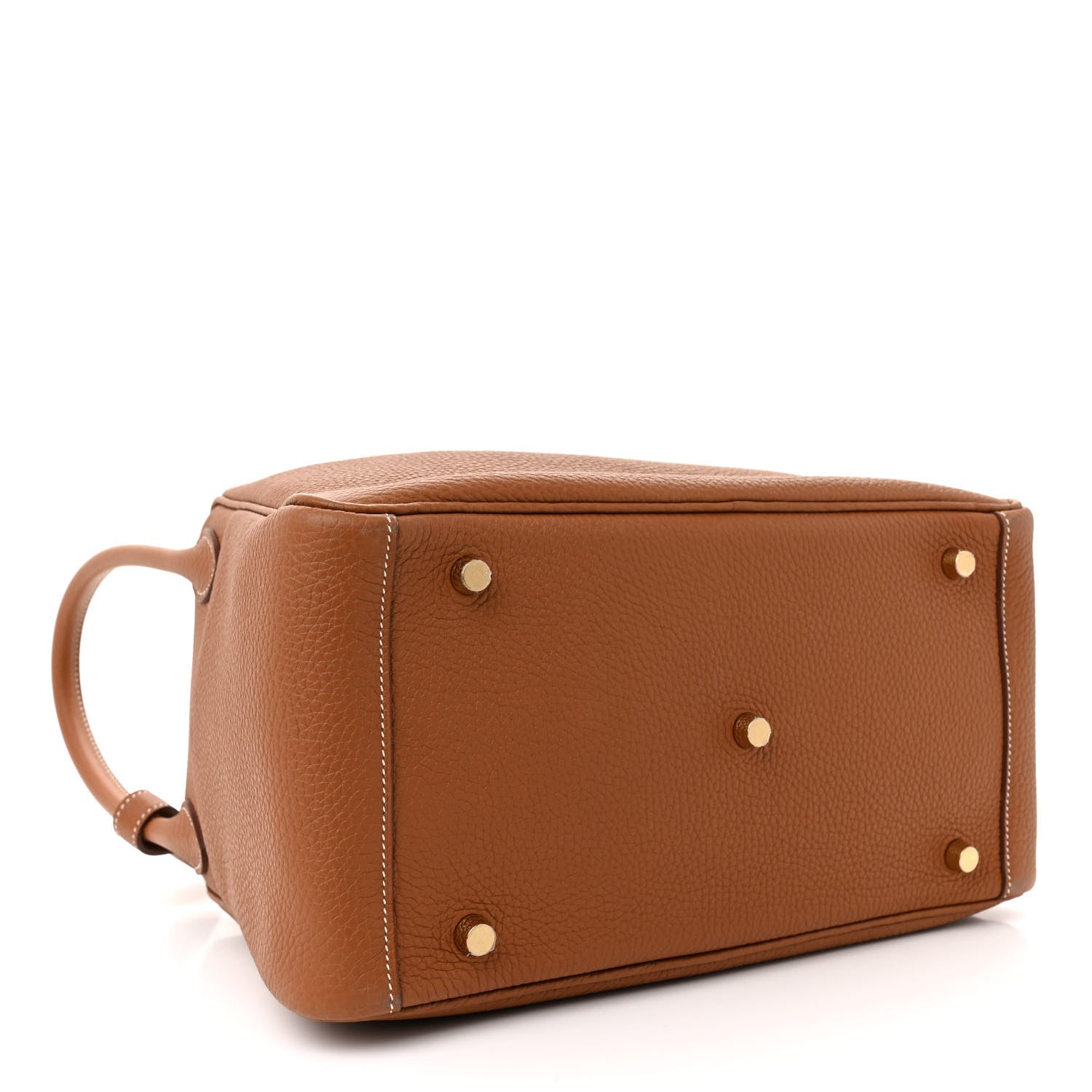 Hermes Taurillon Clemence Lindy 30 Gold 4 of 11