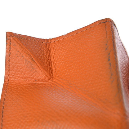 Hermes Epsom Le 24 Coin Purse Orange 13 of 13