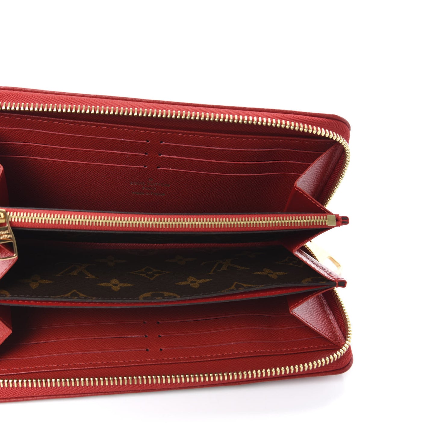 Monogram Retiro Zippy Wallet Cherry