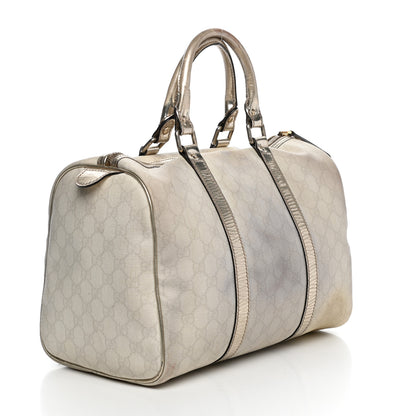 Gucci GG Plus Monogram Medium Joy Boston Metallic 3 of 16