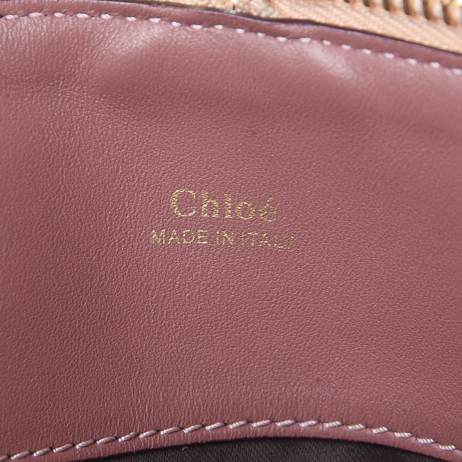 Chloe Smooth Calfskin Medium Baylee Tote Darlington Pink 6 of 10