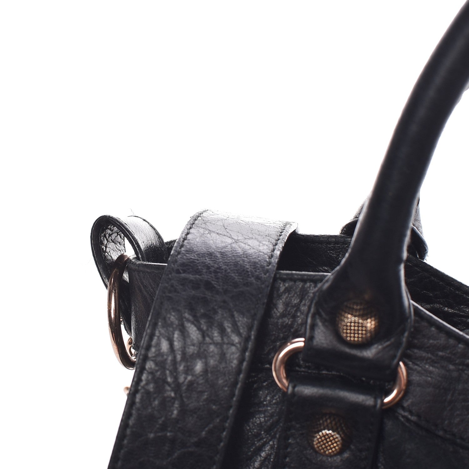 Balenciaga Agneau Giant 12 Rose Gold Hardware Town Black 11 of 12