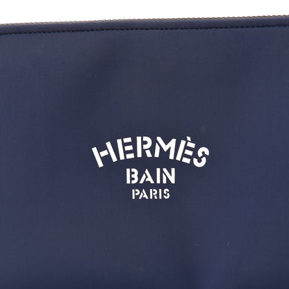 Hermes Neobain Polymide Eltane MM Flat Beach Case Bleu 10 of 12