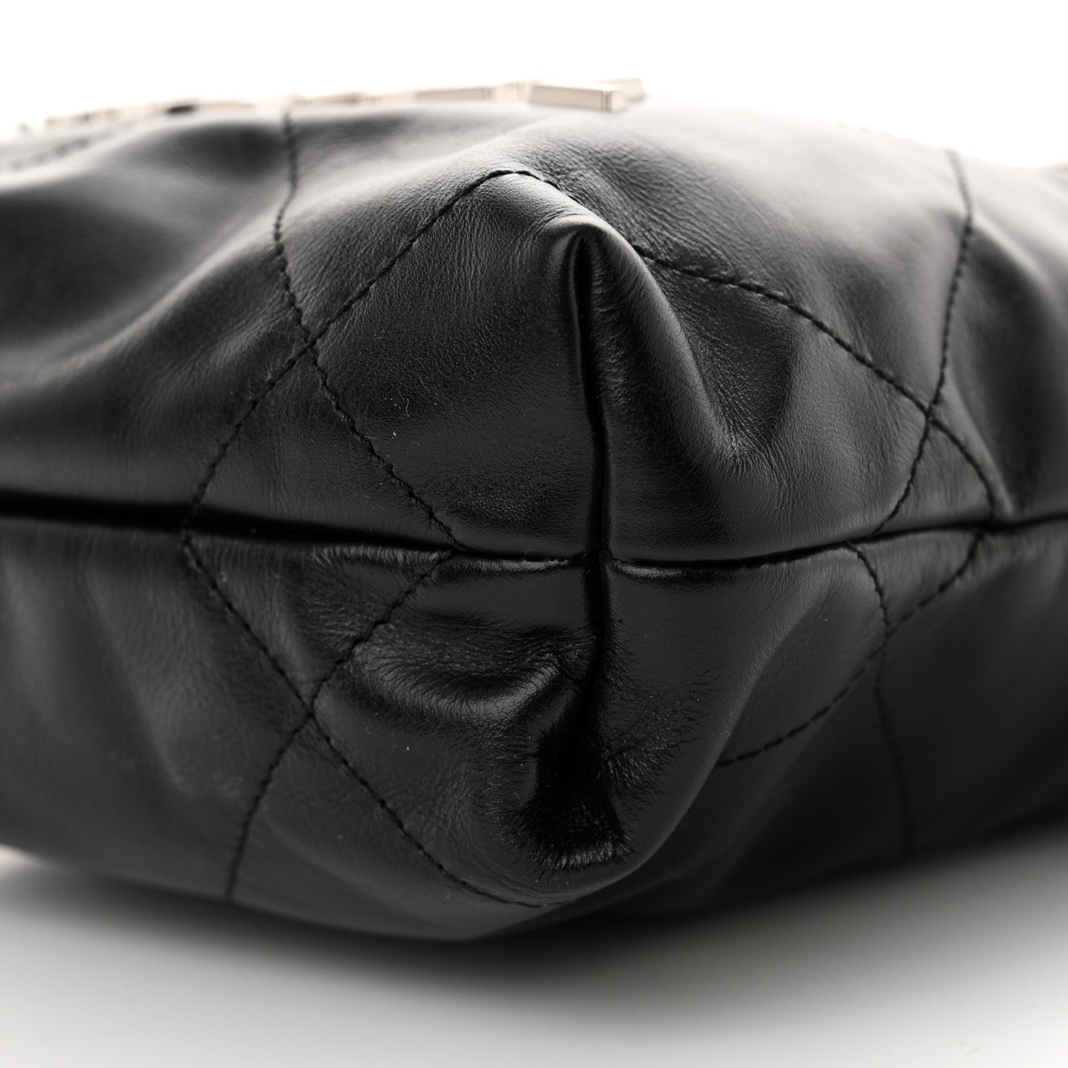 Chanel Shiny Calfskin Quilted Mini Chanel 22 Black 10 of 10
