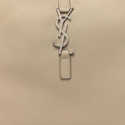 Saint Laurent Smooth Calfskin Small Le 5 A 7 Soft Hobo Sea Salt 8 of 10