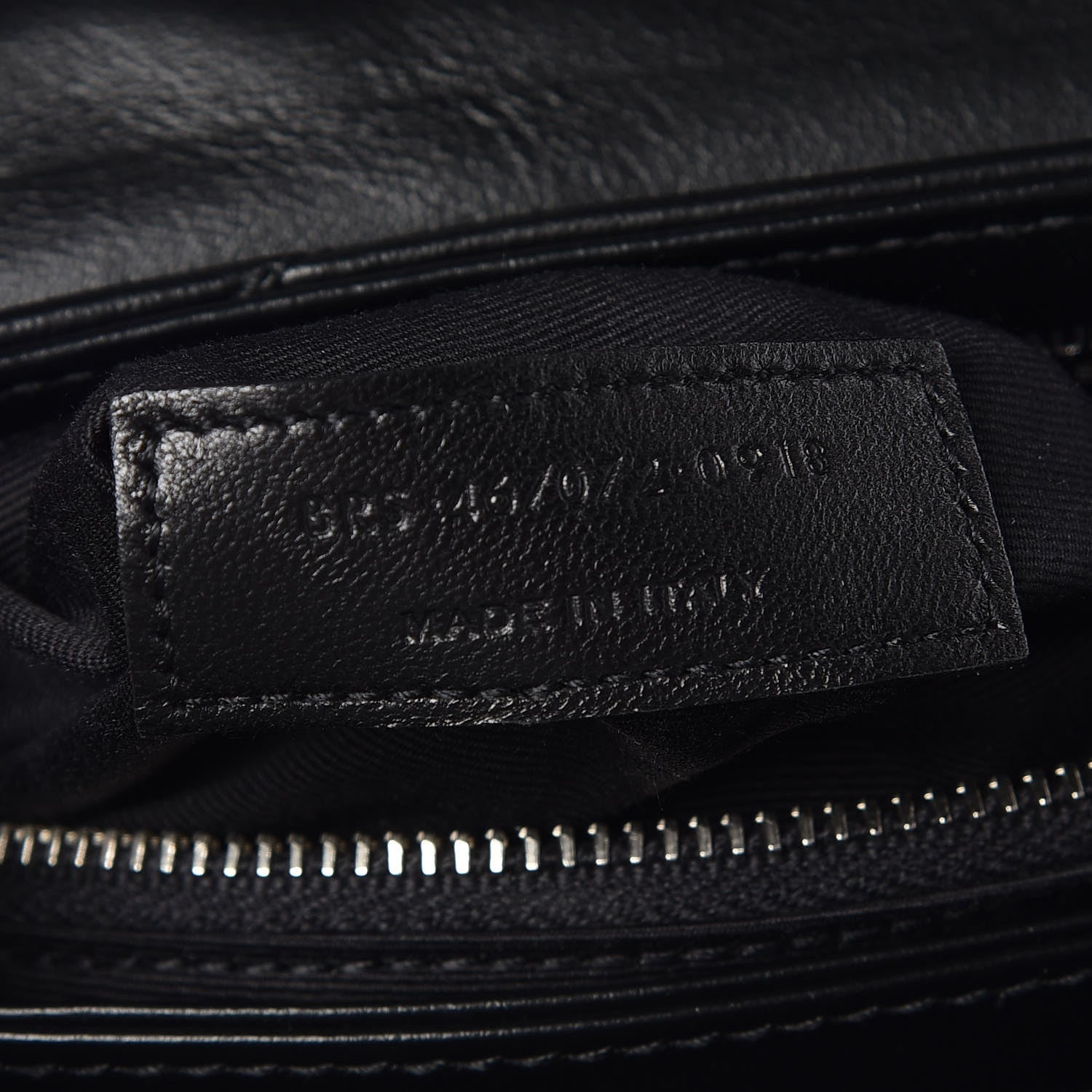 Saint Laurent Calfskin Y Quilted Monogram Toy Loulou Crossbody Bag Black 9 of 9